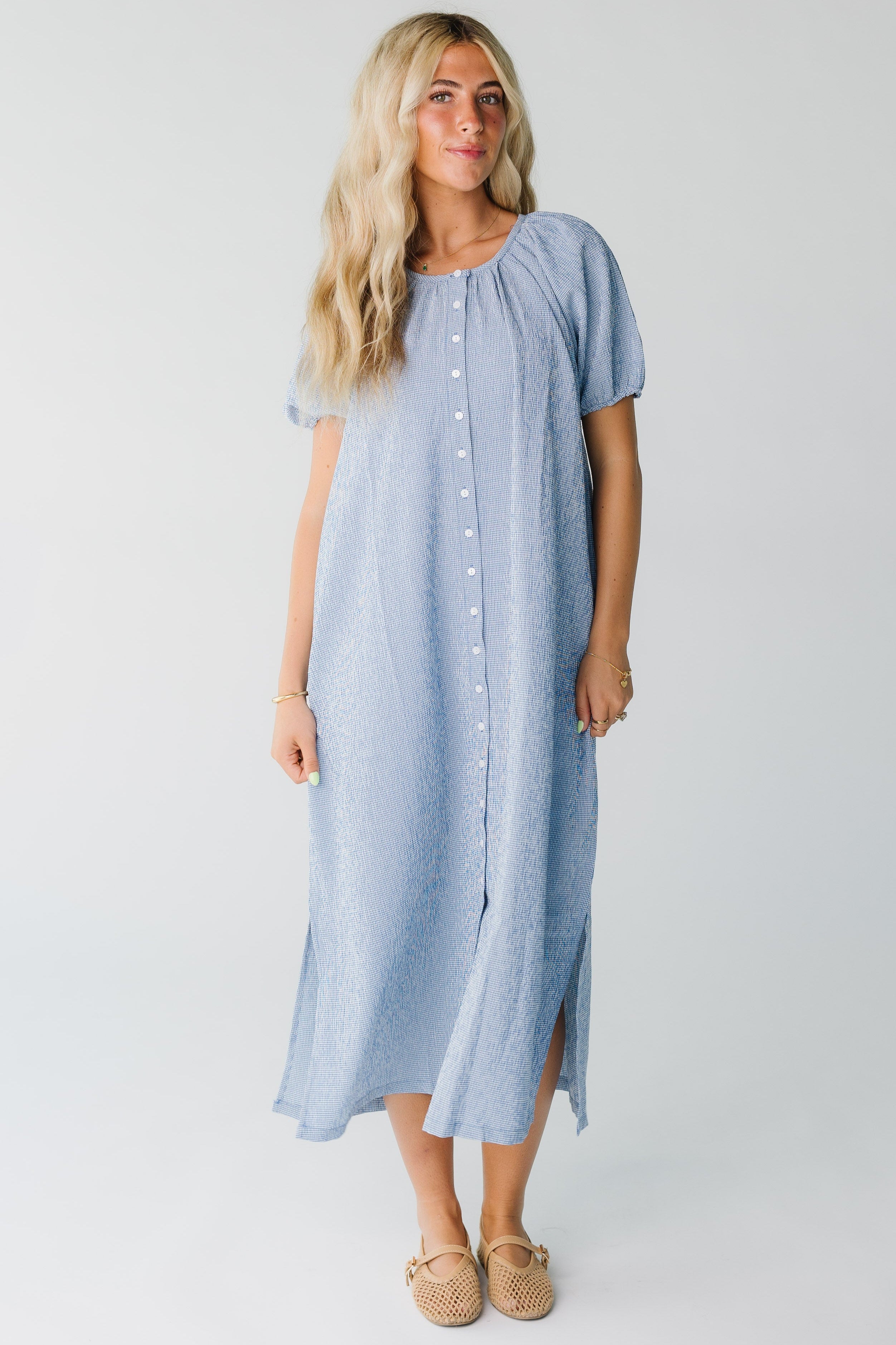 Brass & Roe Bree Midi Knee Dress - Image 7