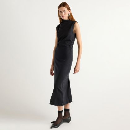 Abel Asymmetric-Neck Dress