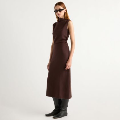 Abel Asymmetric-Neck Dress