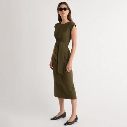 Fei Tie-Front Organic Cotton Dress