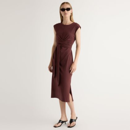 Fei Tie-Front Organic Cotton Dress